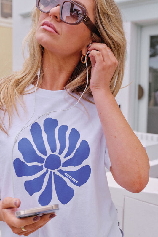 Stevie Slouchy Split Hem Tee