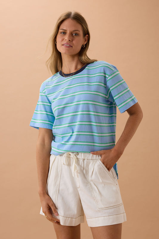Stevie Slouchy Split Hem Tee