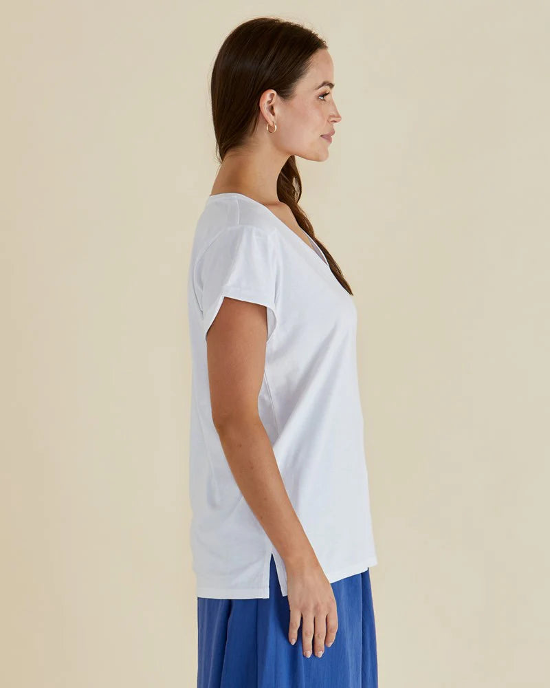 Ayla V-Neck Tee - Salt & Sand Clothing