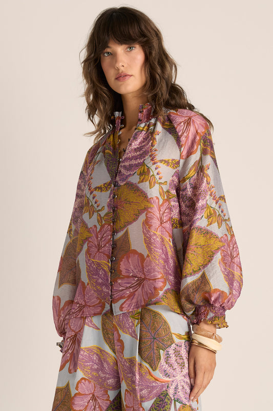 Daria Shirred Blouse - Salt & Sand Clothing