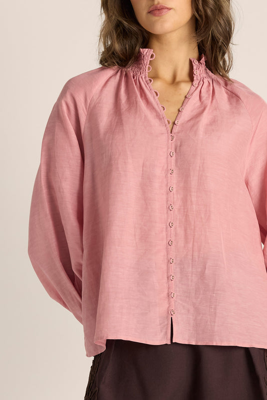 Lani Shirred Blouse - Salt & Sand Clothing