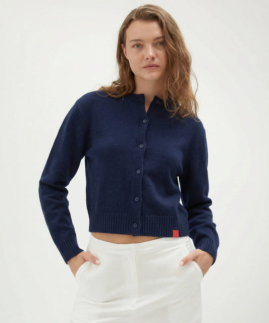 Crew Neck Cardigan - Salt & Sand Clothing