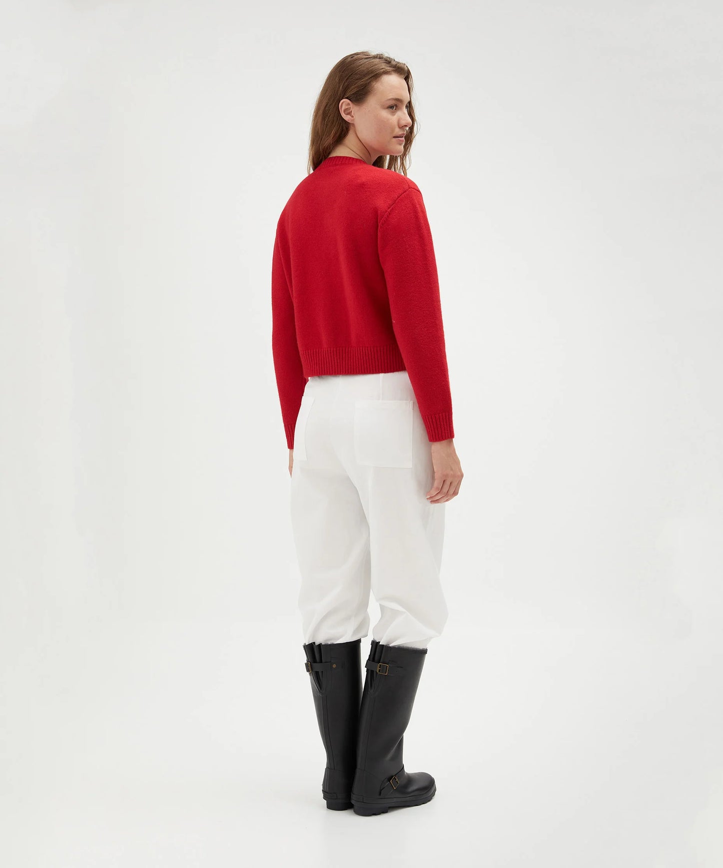Crew Neck Cardigan