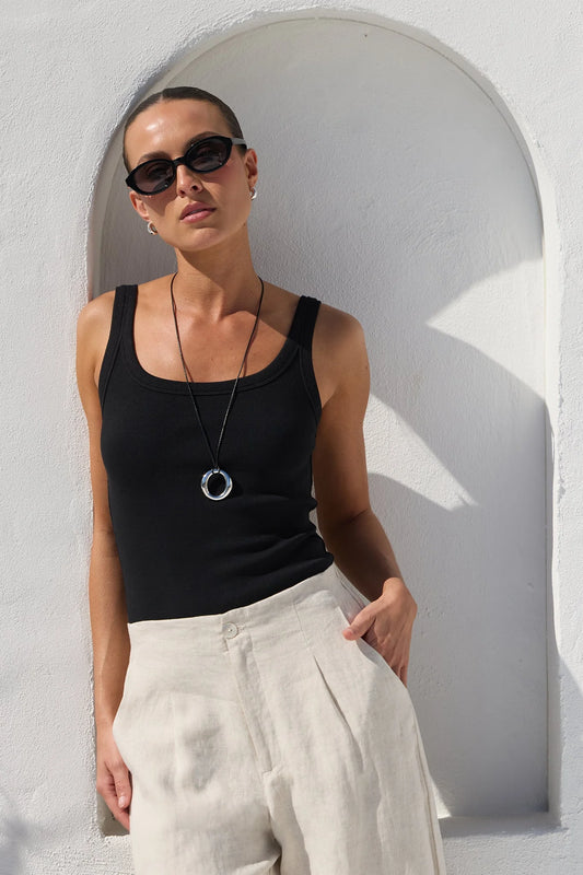 Curator Pleat Front Wide Leg Pants - Salt & Sand Clothing
