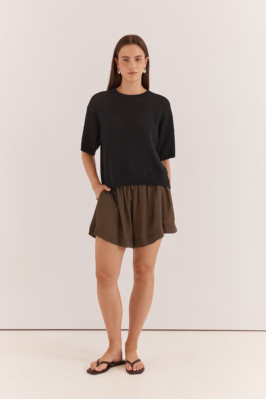 Noni Relaxed Knit Tee - Salt & Sand Clothing
