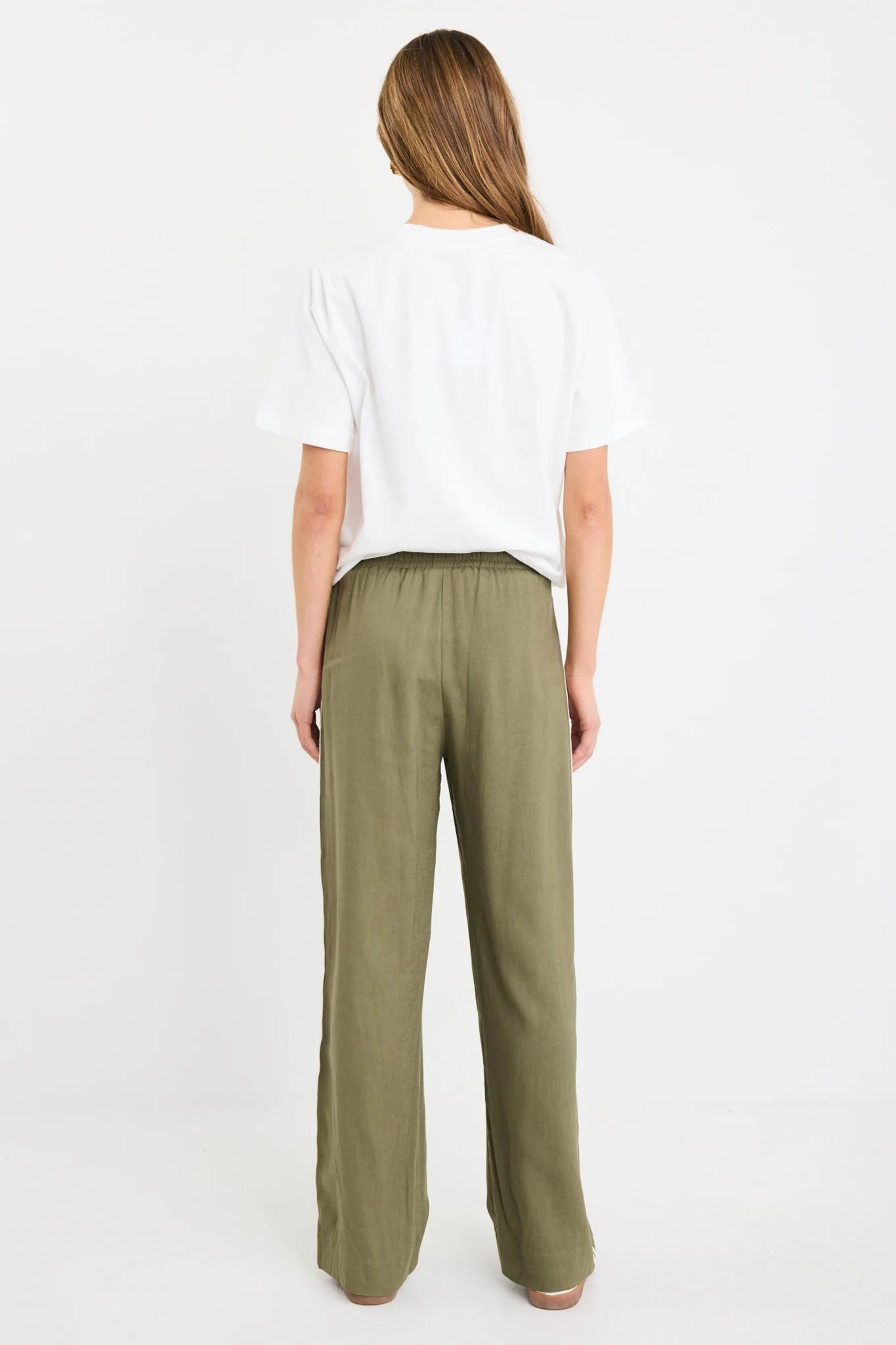 Vibe Jacquard Stripe Wide Leg Pants