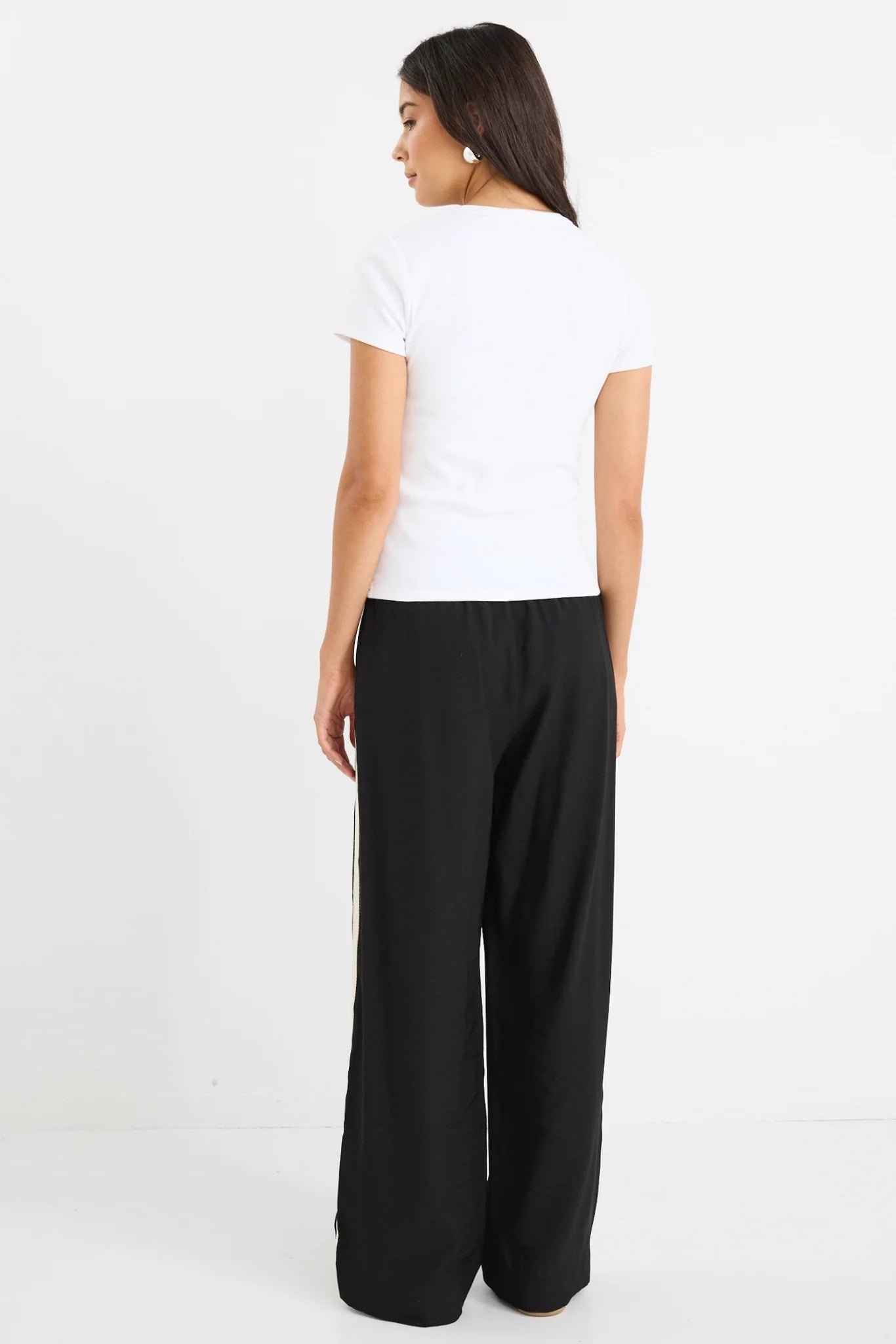 Townie Stripe Side Tape Wide Leg Pants