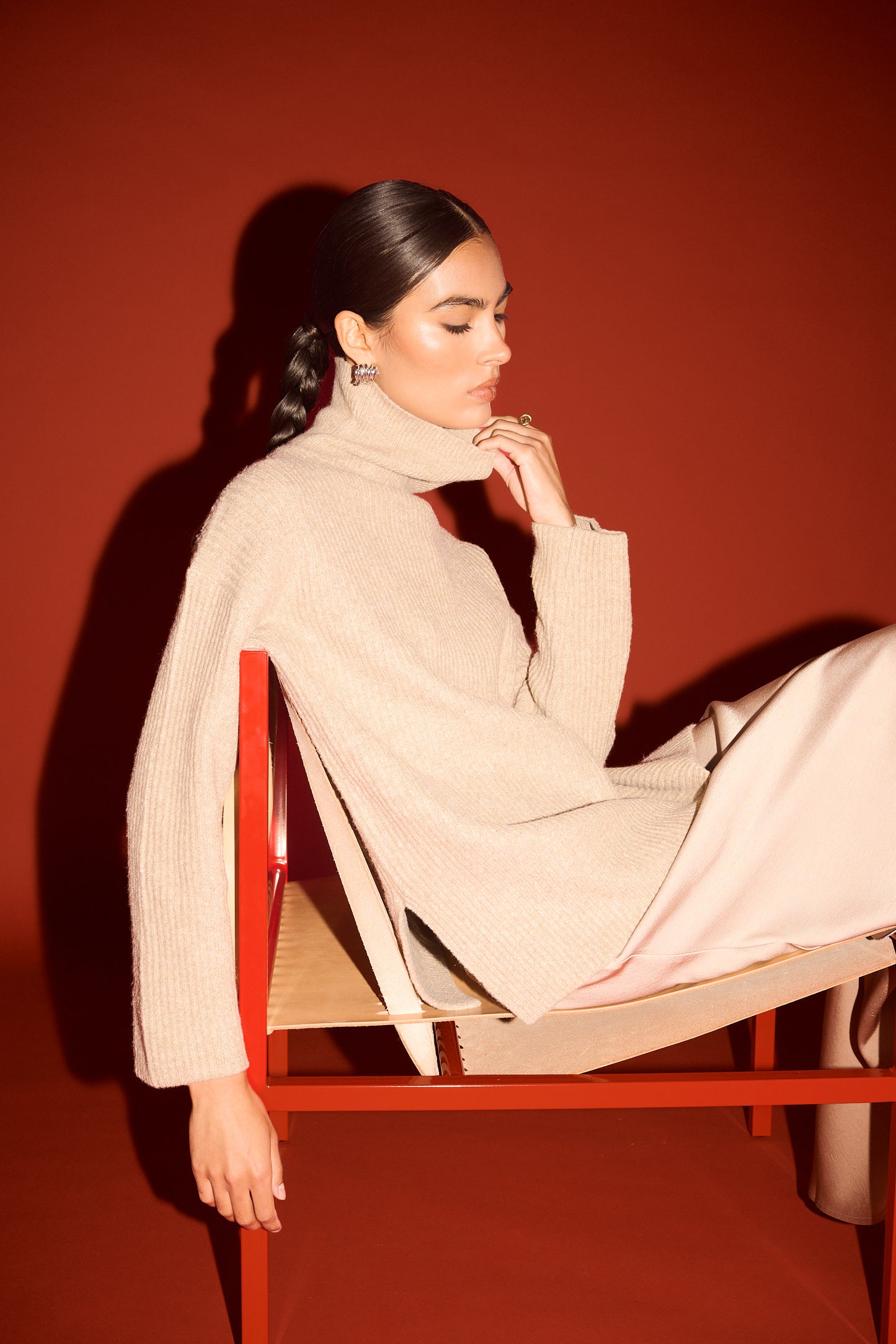 Sabine Roll Neck Jumper - Salt & Sand Clothing