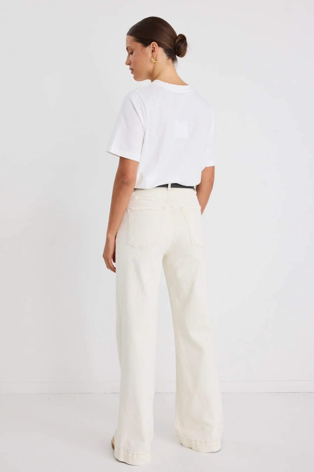 Zoey High Rise Wide Leg Pocket Jean