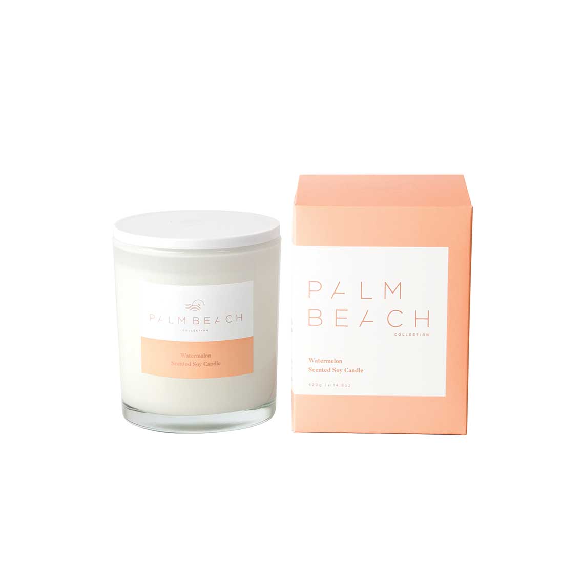 Palm Beach Collection | Watermelon 420g Candle | Salt & Sand Women's Clothing & Accessories Inverloch