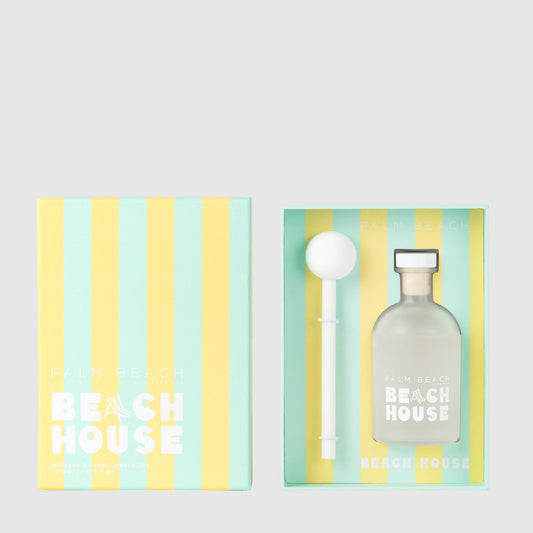 Beach House Reed Diffuser & Scent Sphere 200ml - Salt & Sand Clothing