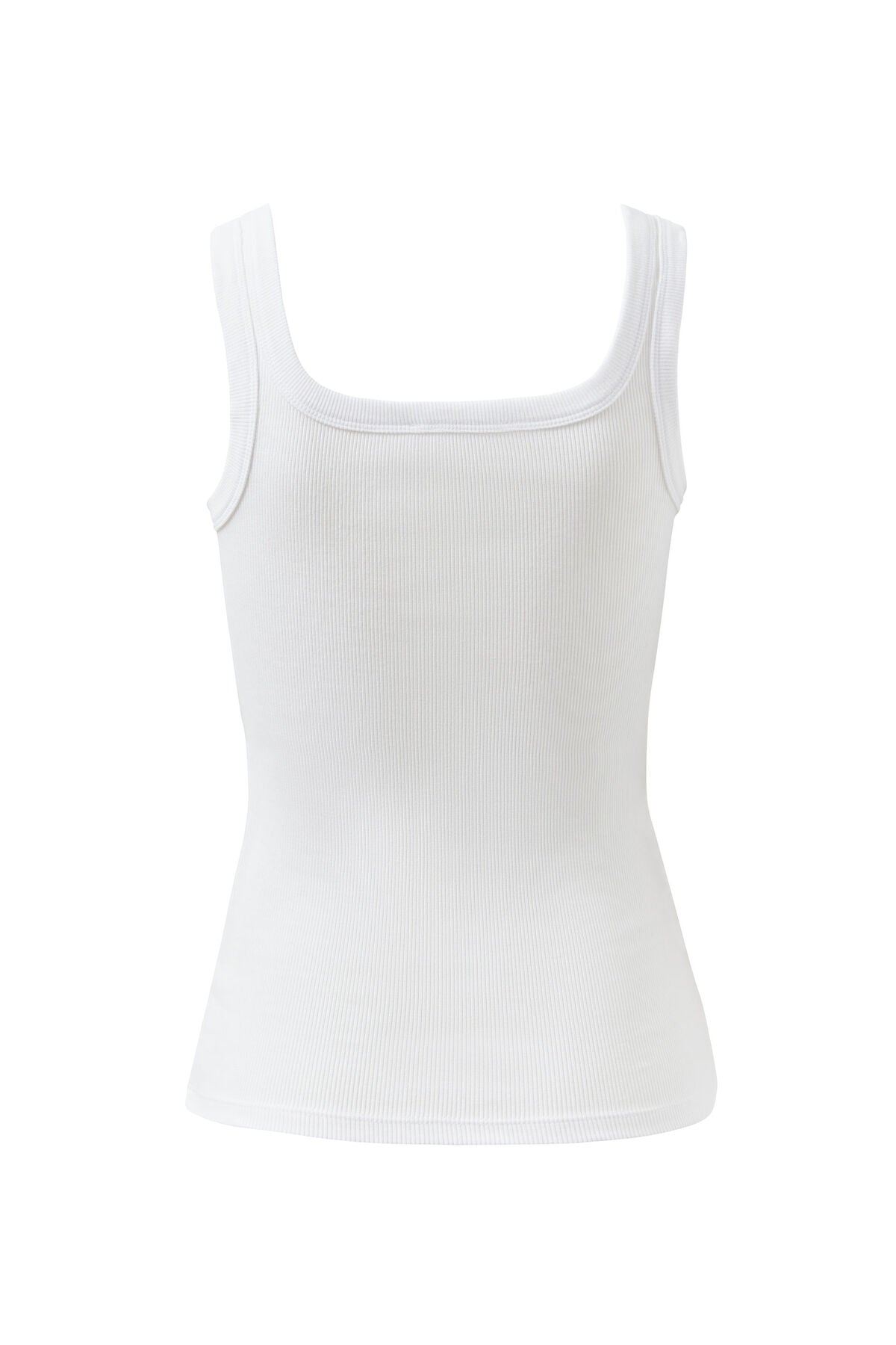 Zaeli Contour Rib Square Neck Tank