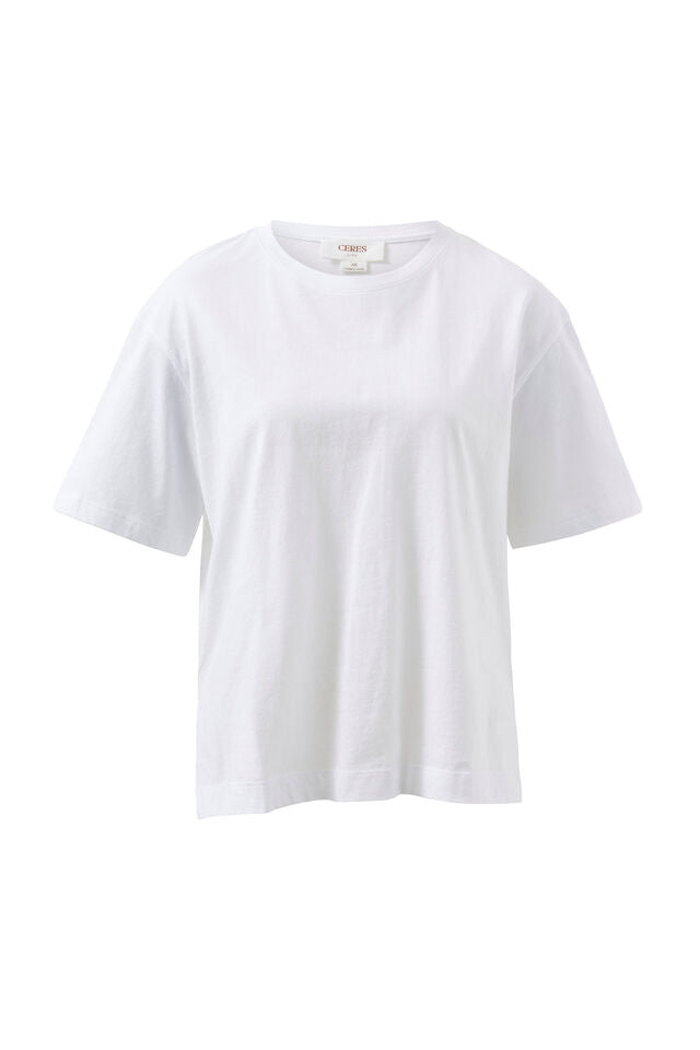 Stevie Slouchy Split Hem Tee - Salt & Sand Clothing