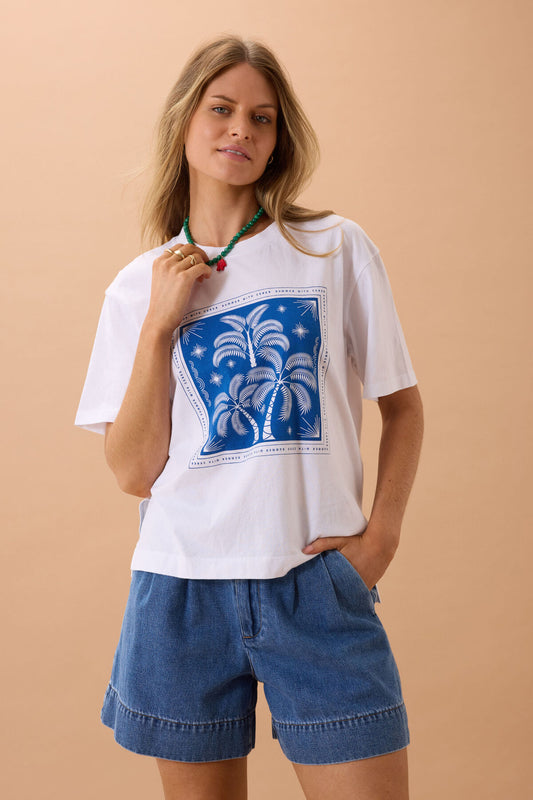 Stevie Slouchy Split Hem Tee