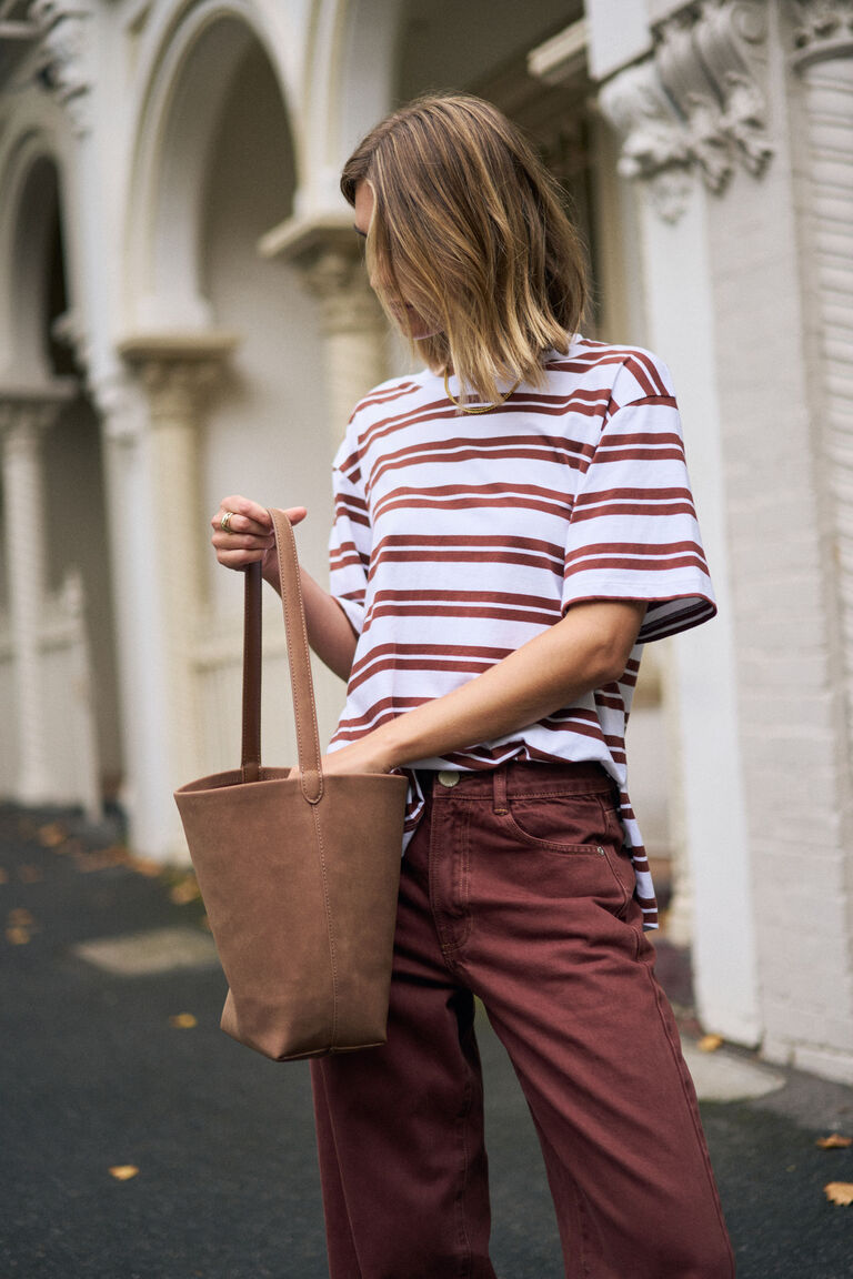 Stevie Slouchy Split Hem Tee - Salt & Sand Clothing