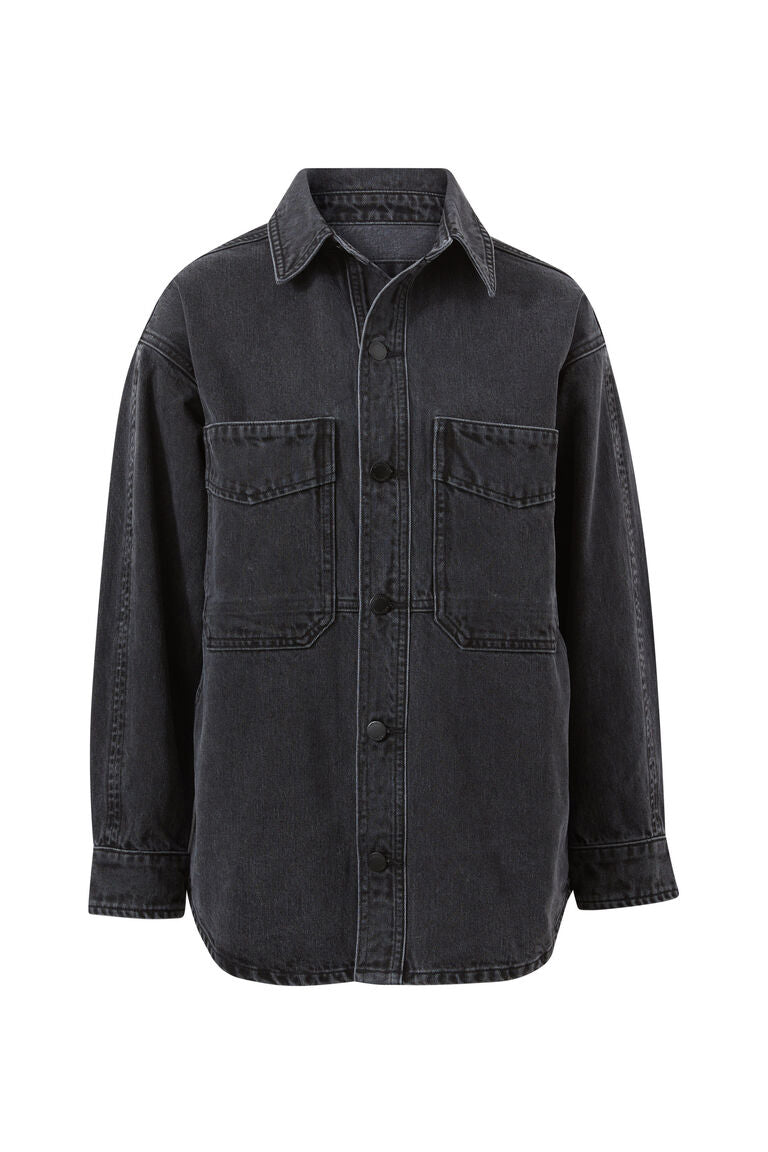 Bobbi Side Pocket Denim Shacket - Salt & Sand Clothing