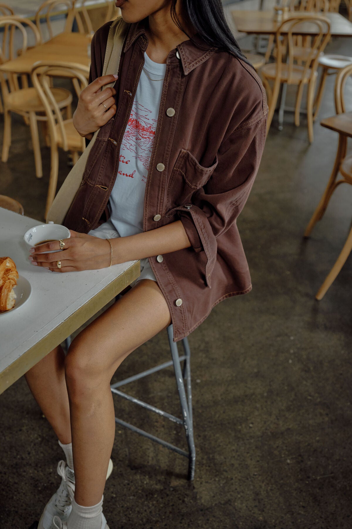 Bobbi Side Pocket Denim Shacket - Salt & Sand Clothing