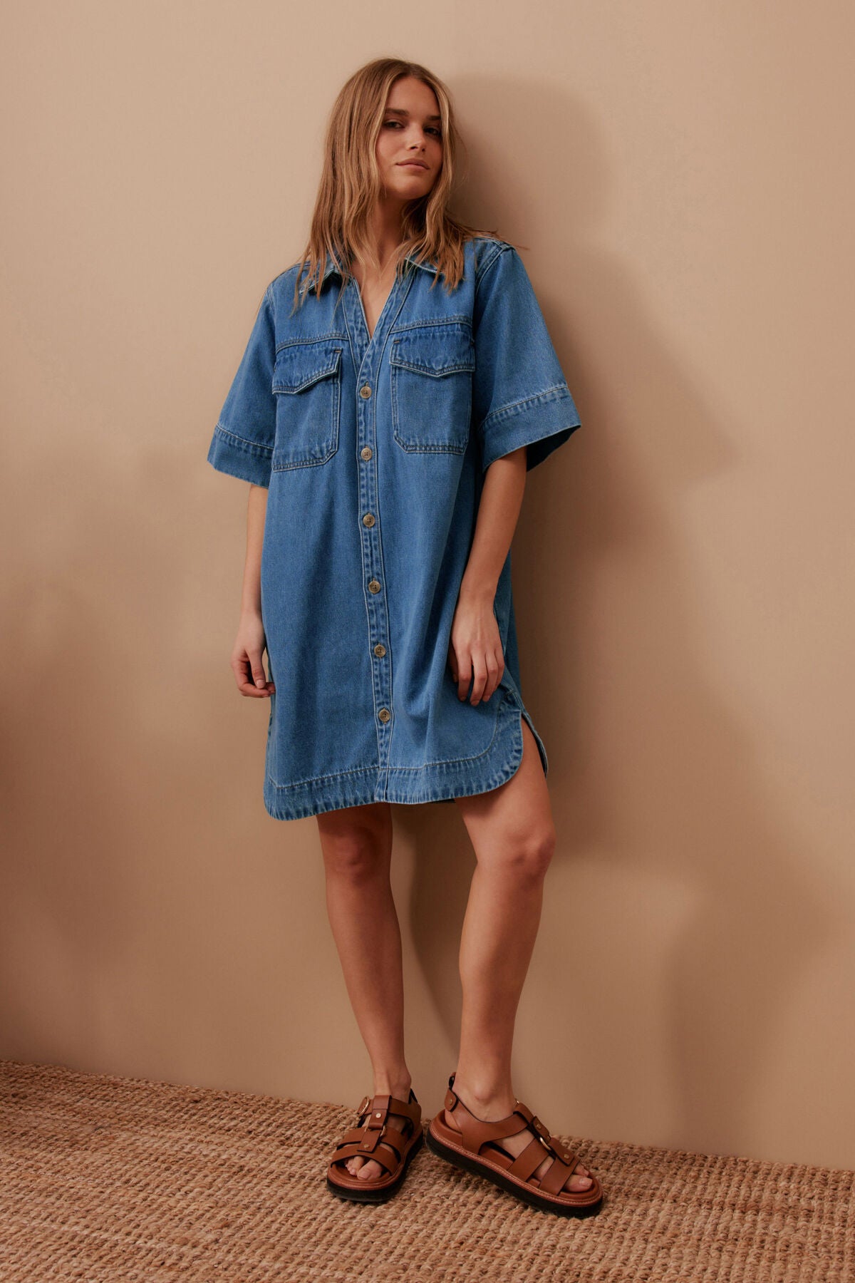 Sammy Relaxed Shirt Dress - Salt & Sand Clothing
