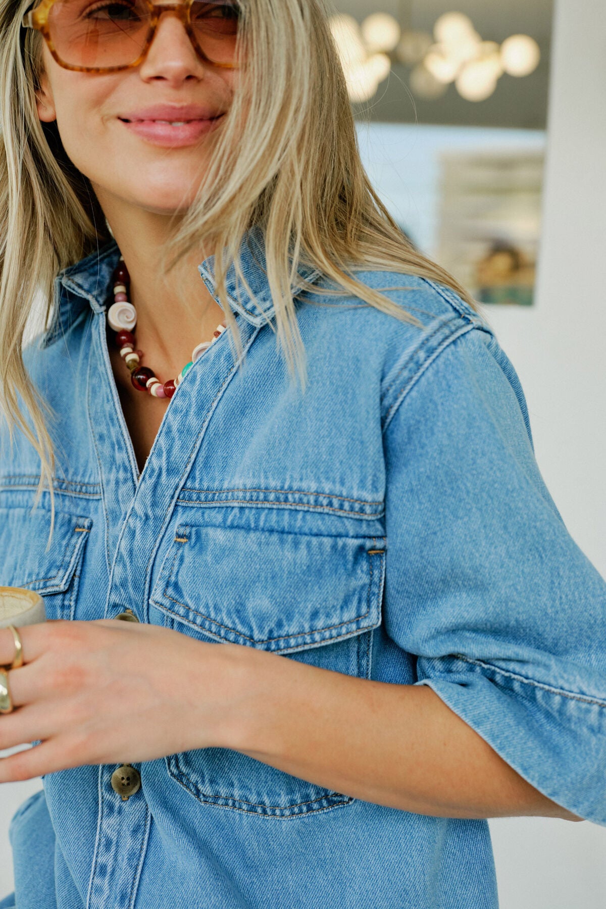 Sammy Relaxed Shirt Dress - Salt & Sand Clothing