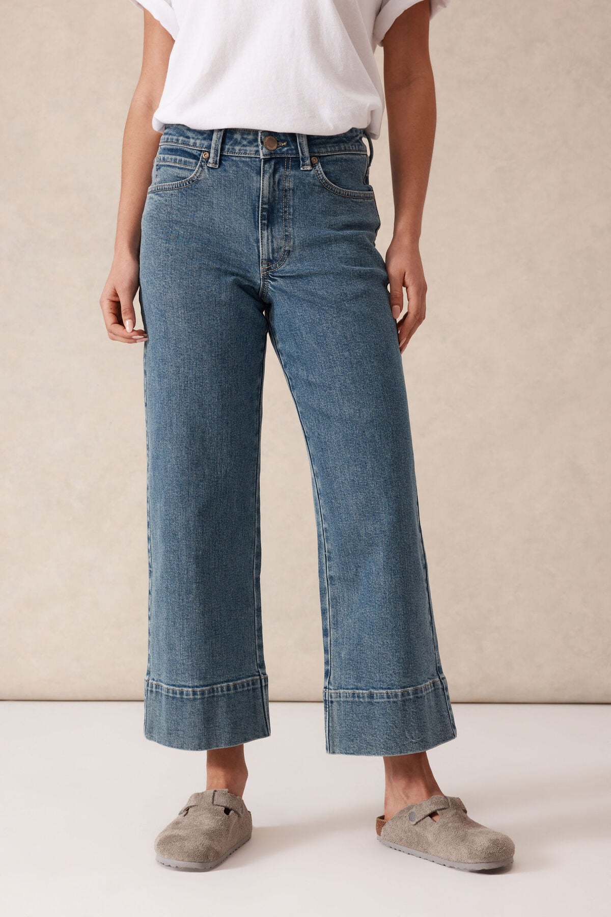Jude Wide Leg Crop Jean - Salt & Sand Clothing