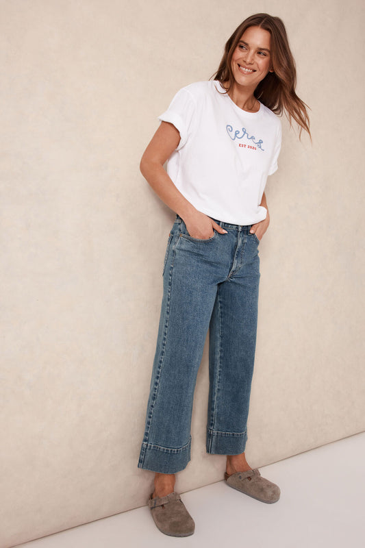 Jude Wide Leg Crop Jean
