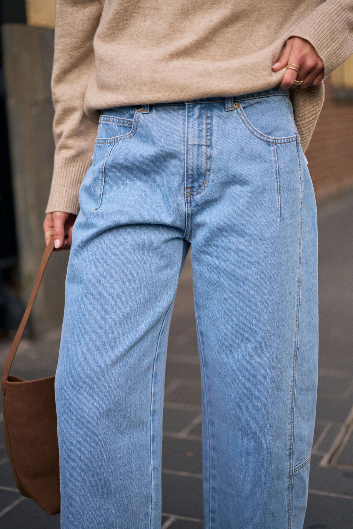 Demi Darted Barrel Jean - Salt & Sand Clothing