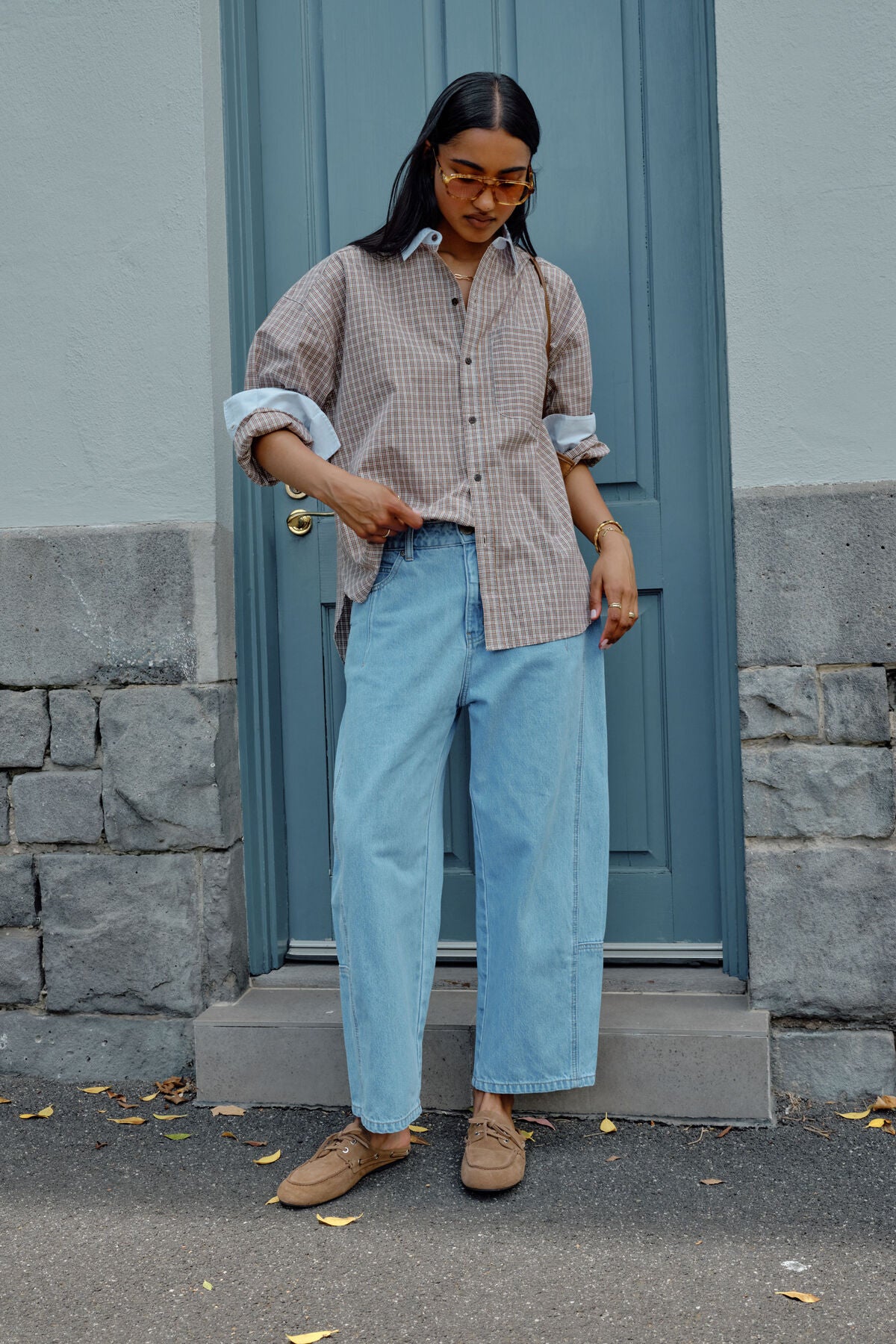 Demi Darted Barrel Jean - Salt & Sand Clothing
