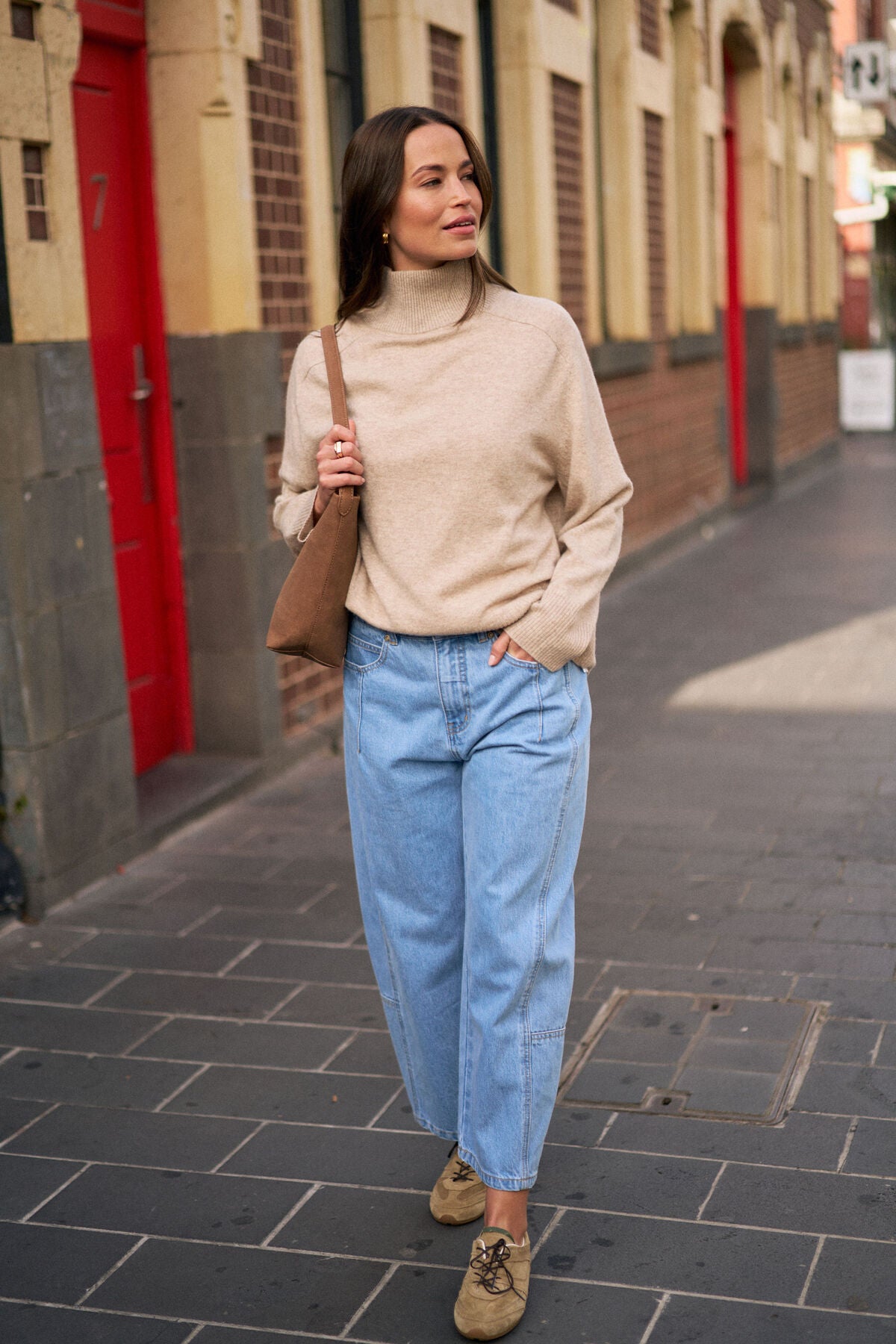 Demi Darted Barrel Jean - Salt & Sand Clothing