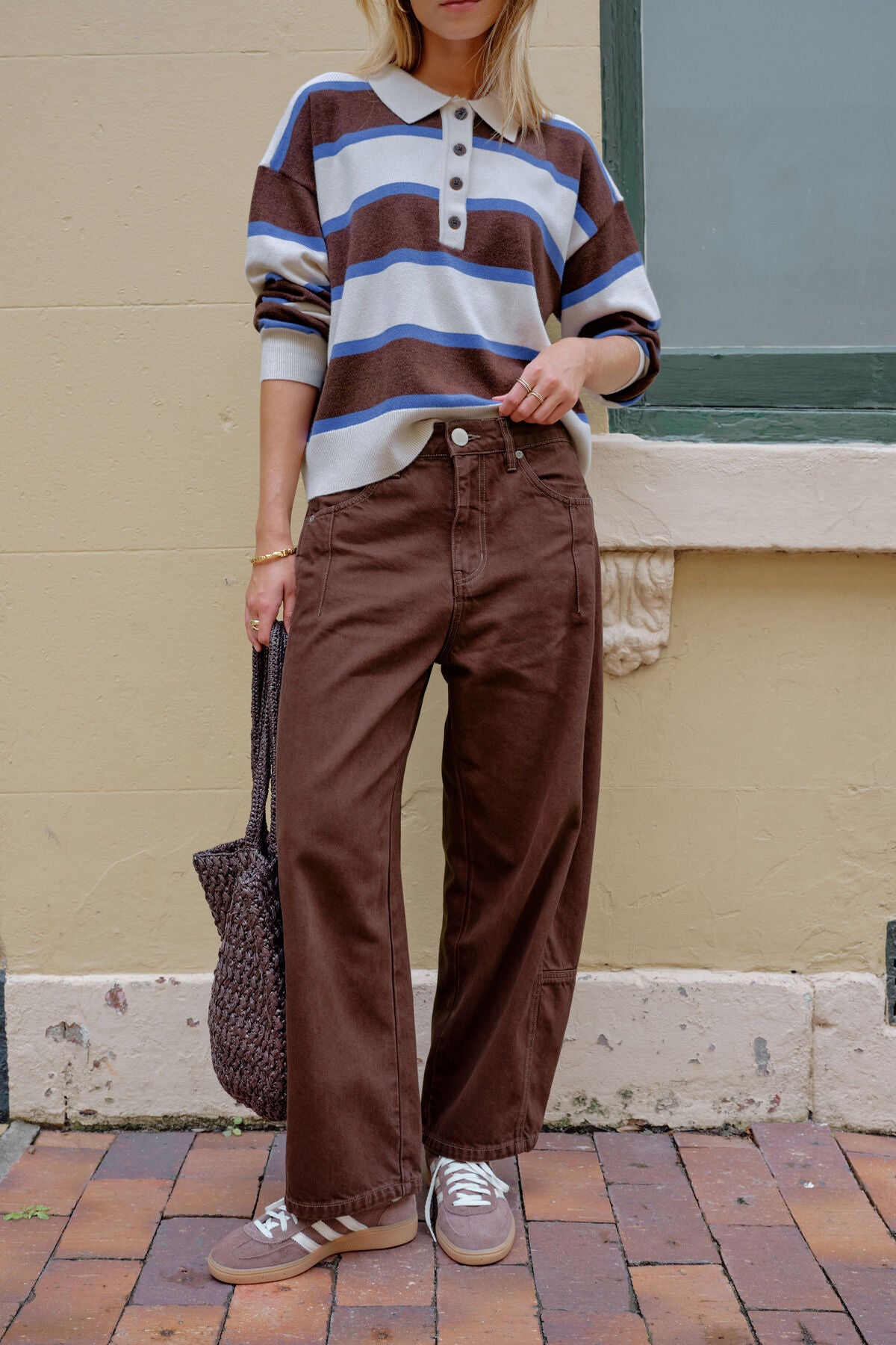 Demi Darted Barrel Jean - Salt & Sand Clothing