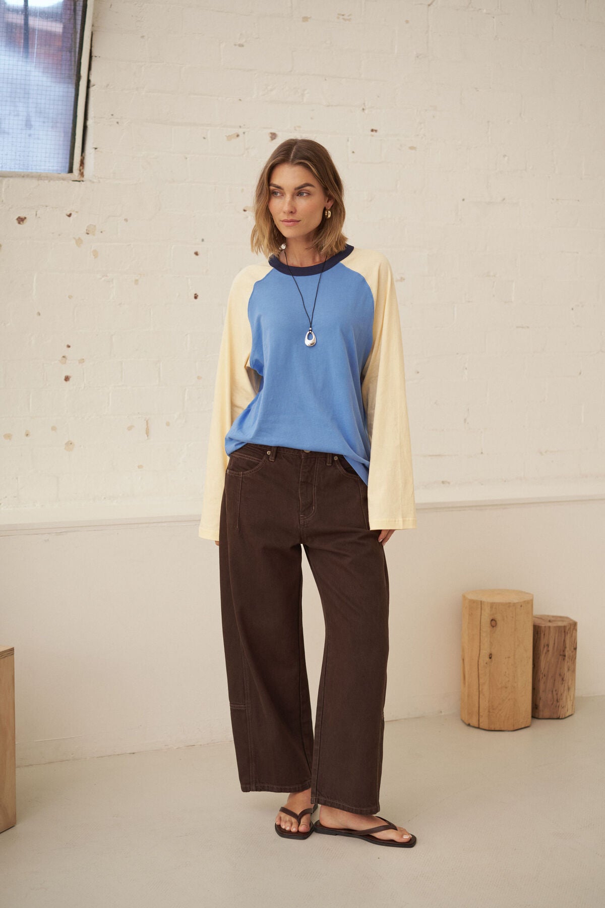 Demi Darted Barrel Jean - Salt & Sand Clothing