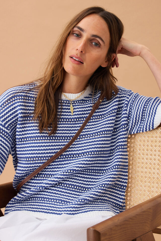 Nina Boxy Knit Tee
