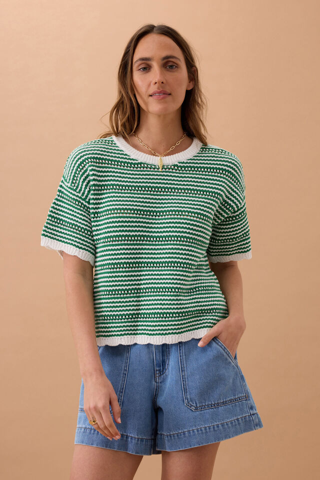 Nina Boxy Knit Tee