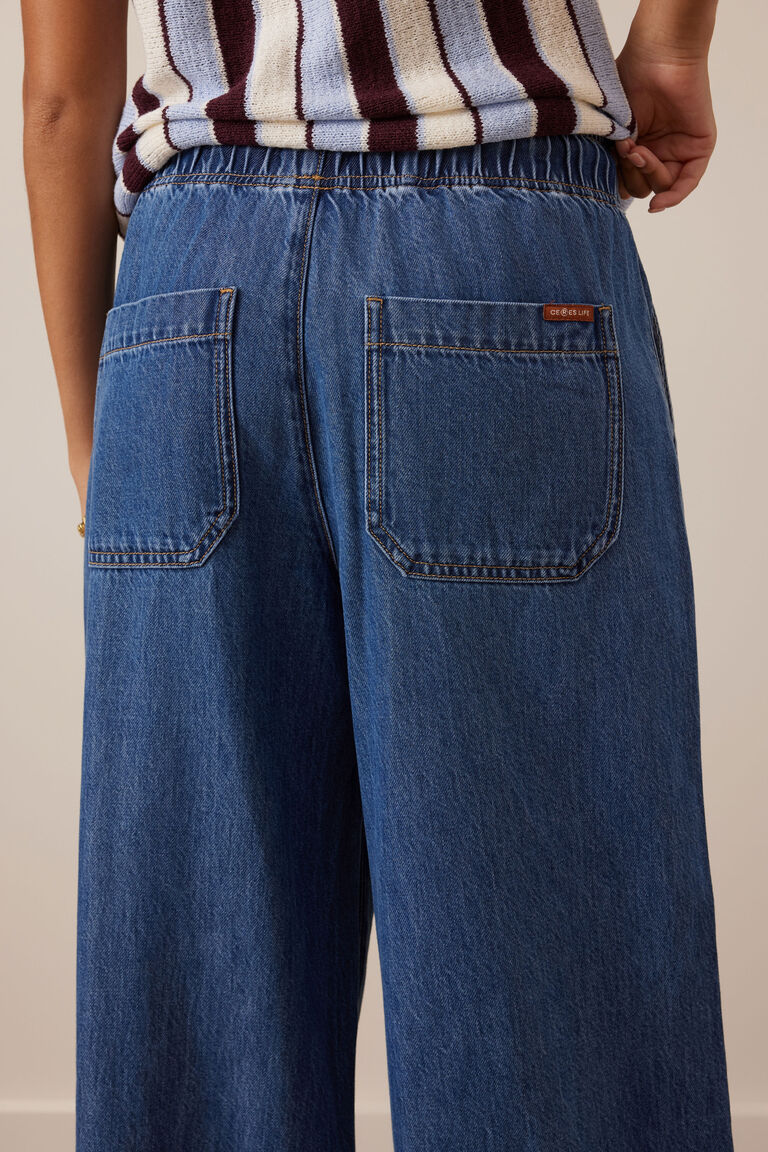 Andie Wide Leg Drawstring Pant - Salt & Sand Clothing