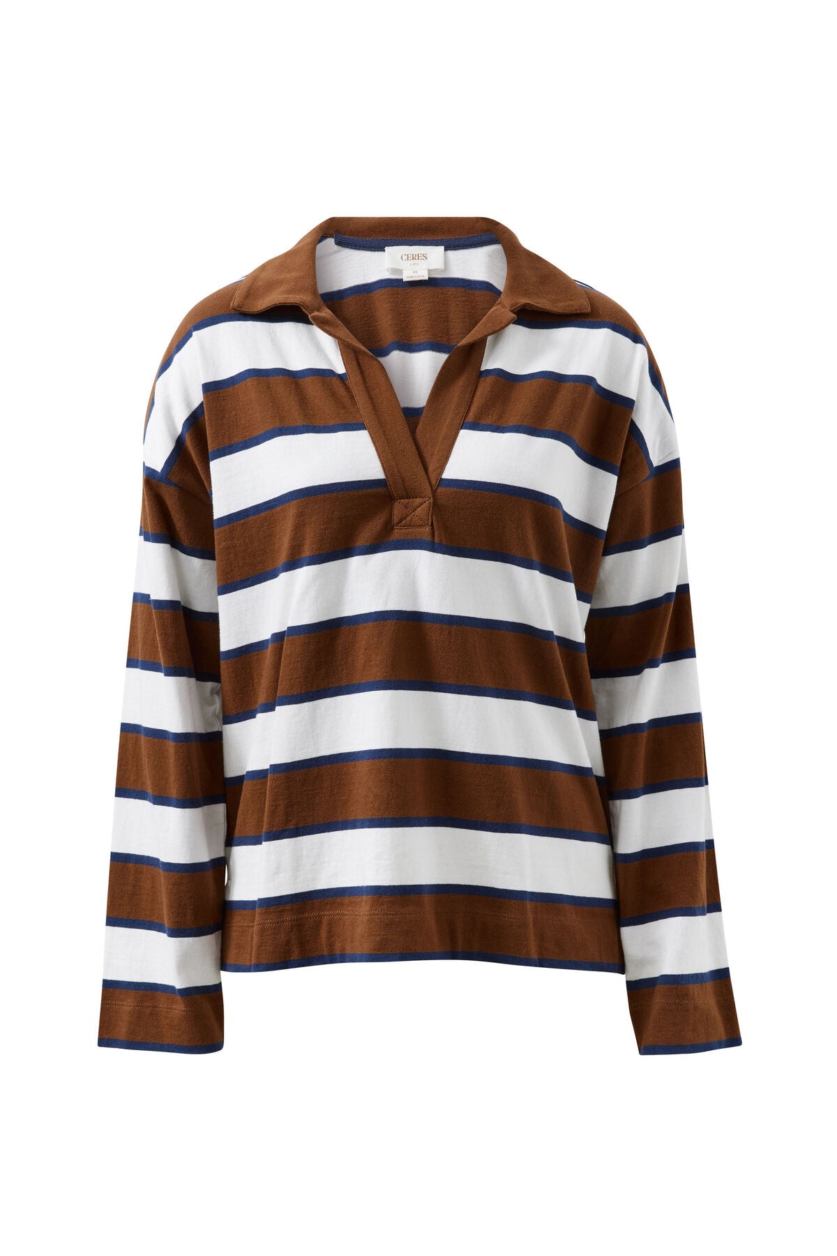 Shelby Slouchy Rugby Top - Salt & Sand Clothing