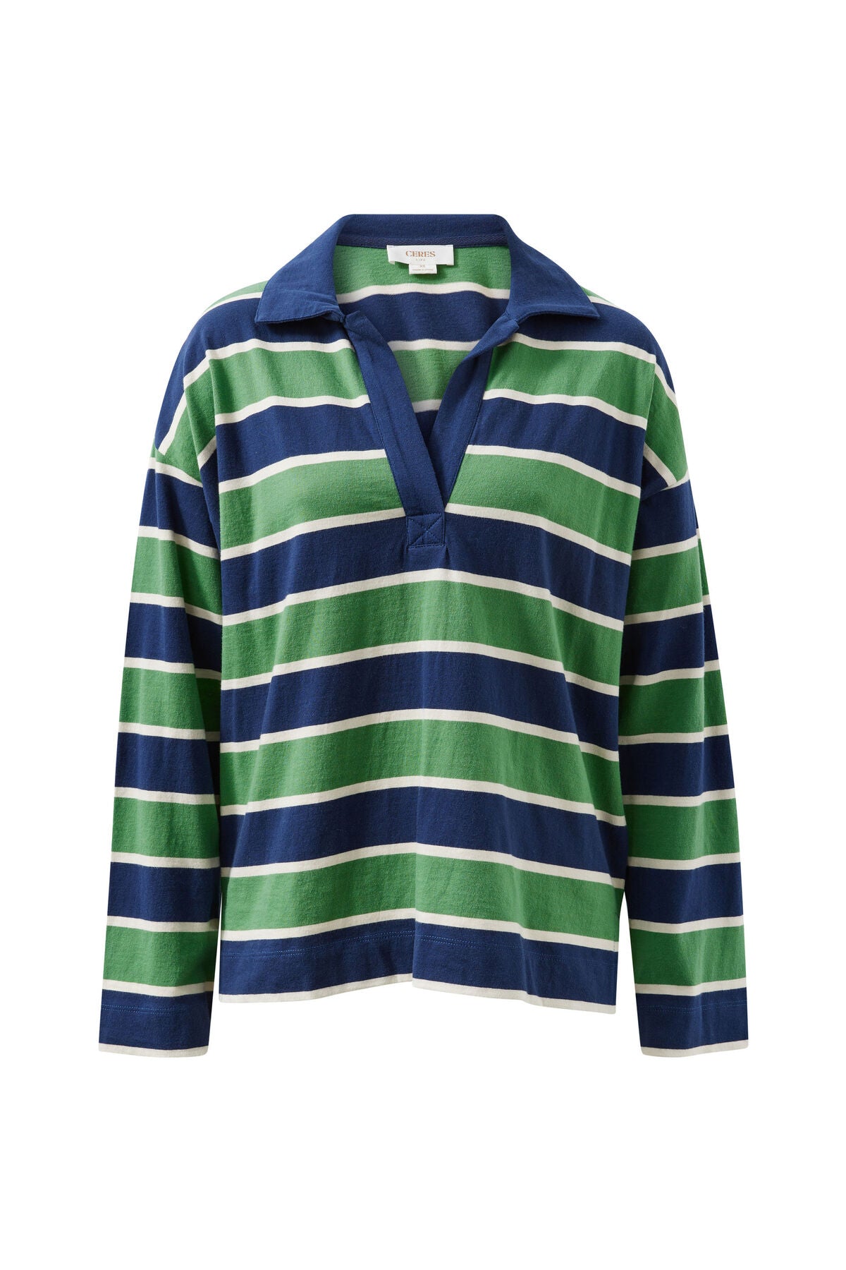 Shelby Slouchy Rugby Top - Salt & Sand Clothing