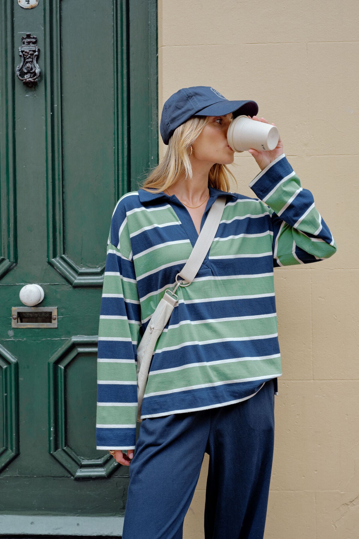 Shelby Slouchy Rugby Top - Salt & Sand Clothing