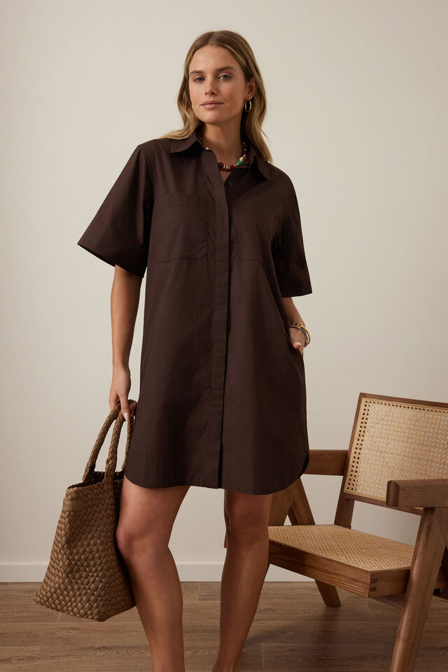 Sara Mini Shirt Dress - Salt & Sand Clothing