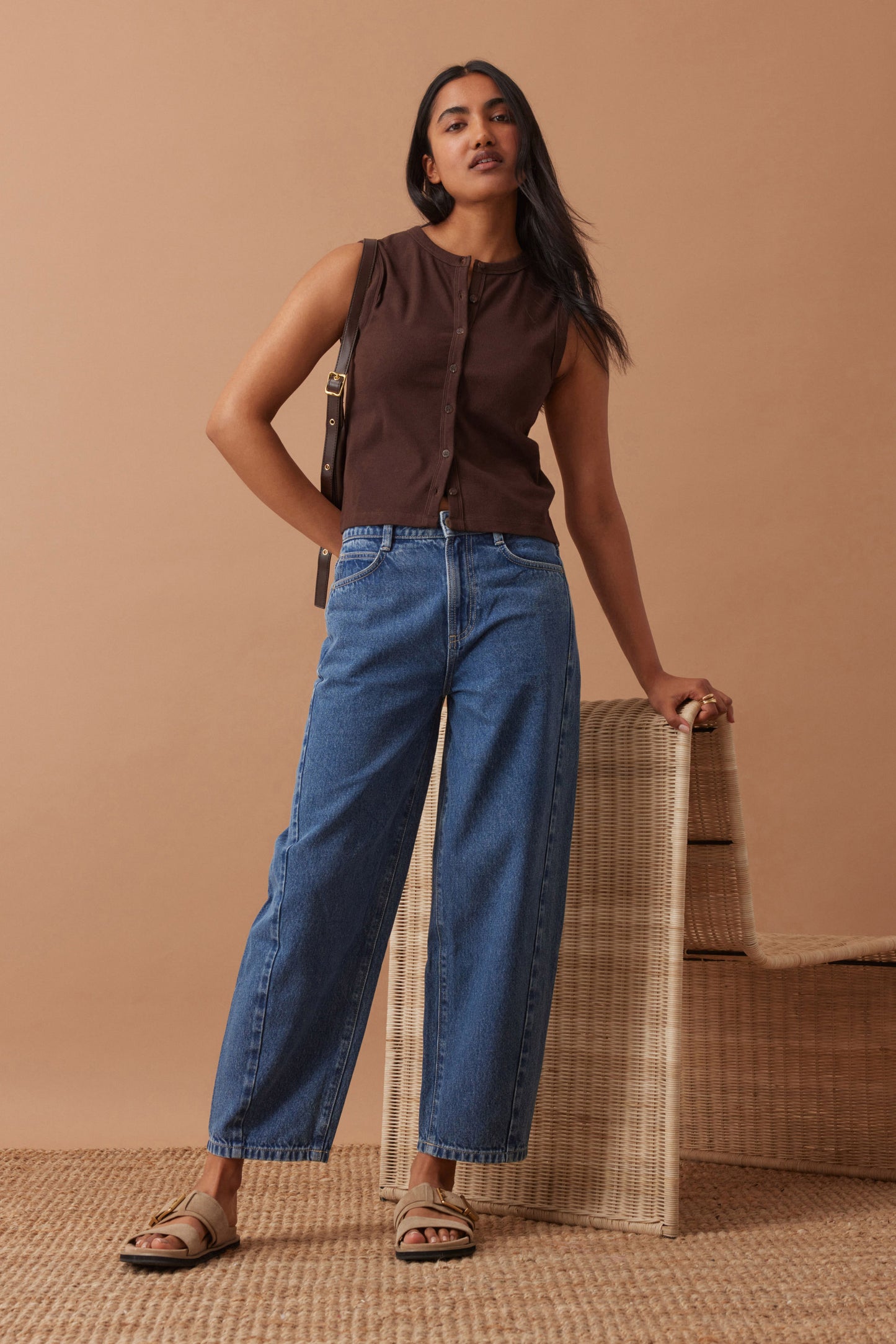 Leah Tapered Barrel Jean