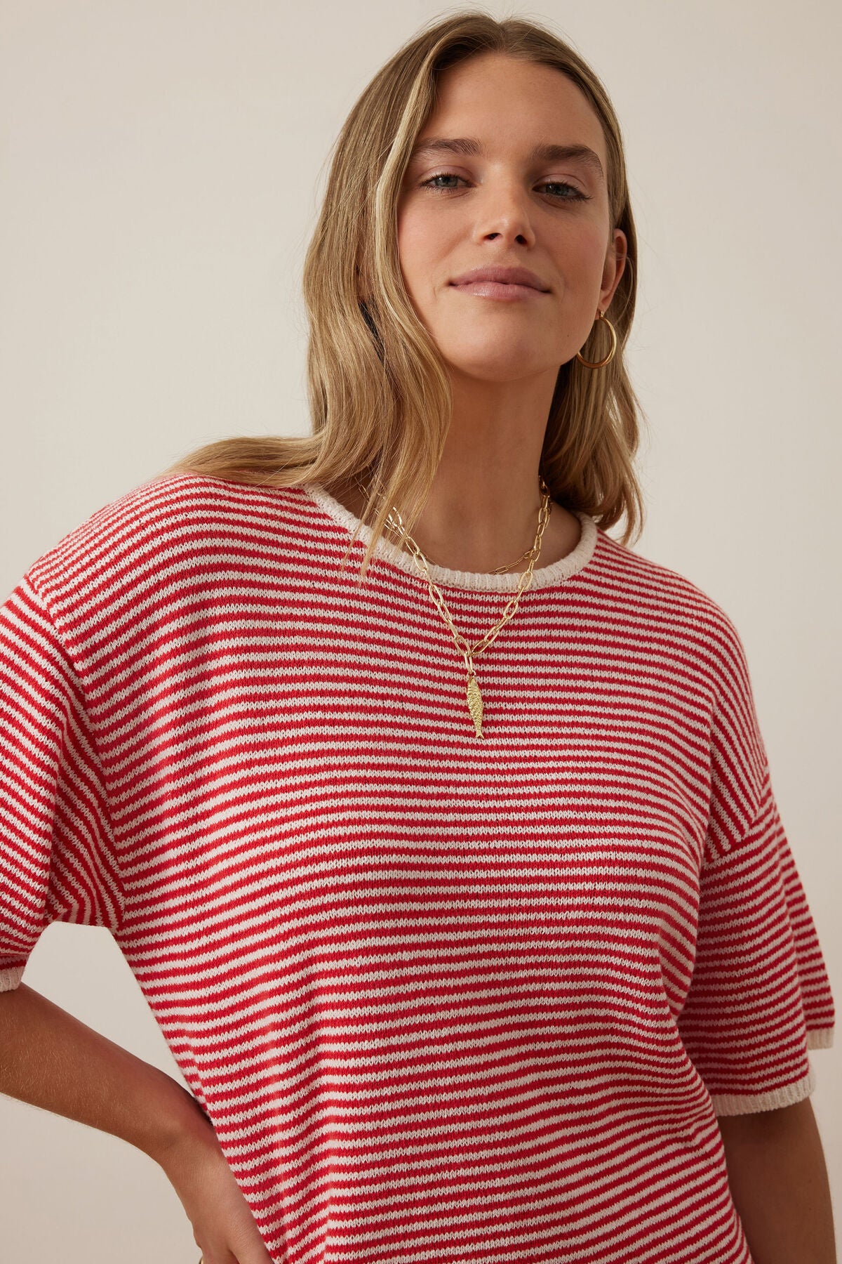 Fia Stripe Knit Mini Dress - Salt & Sand Clothing