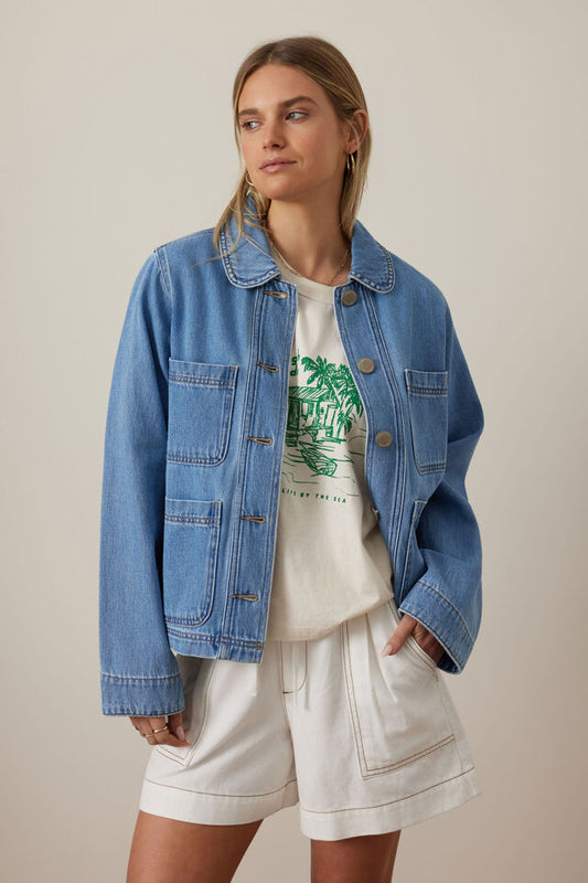 Hannah Denim Jacket - Salt & Sand Clothing