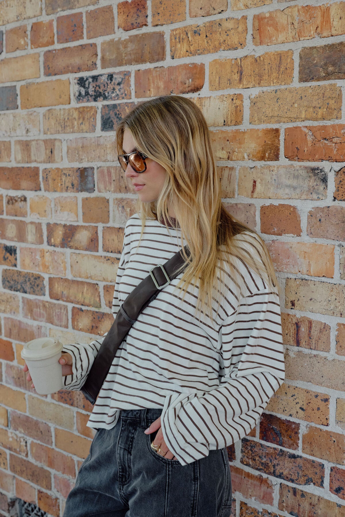 Beau Long Sleeve Slouchy Tee - Salt & Sand Clothing