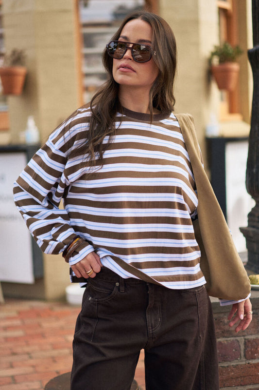 Beau Long Sleeve Slouchy Tee