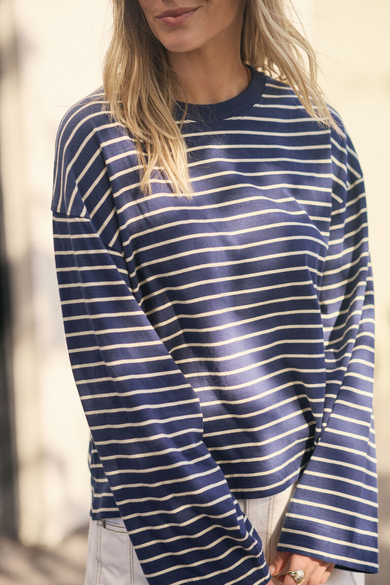 Beau Long Sleeve Slouchy Tee - Salt & Sand Clothing