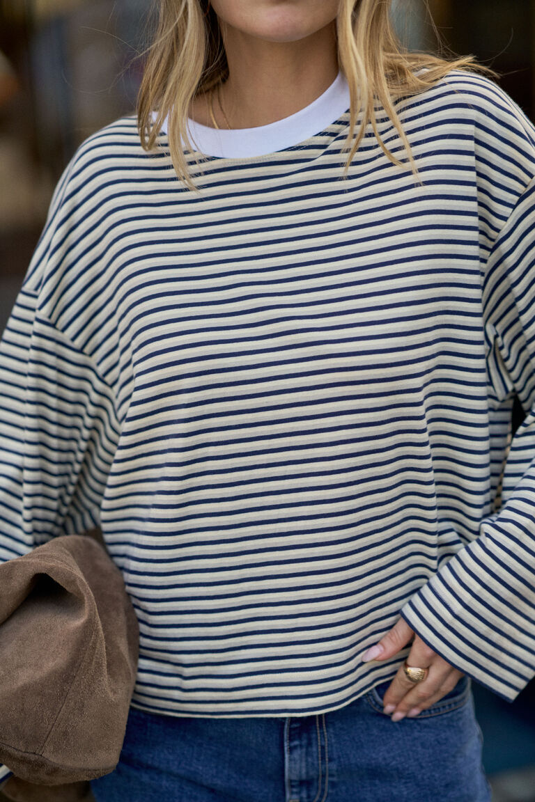 Beau Long Sleeve Slouchy Tee - Salt & Sand Clothing