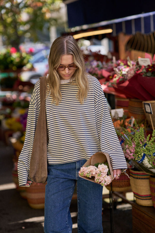 Beau Long Sleeve Slouchy Tee