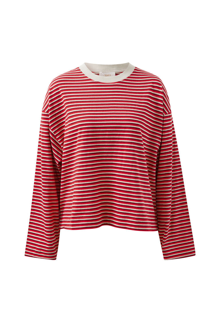 Beau Long Sleeve Slouchy Tee - Salt & Sand Clothing