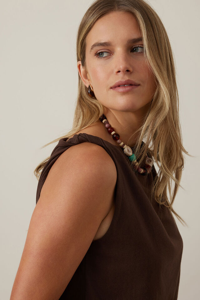 Tahlia Twist Strap Tank - Salt & Sand Clothing