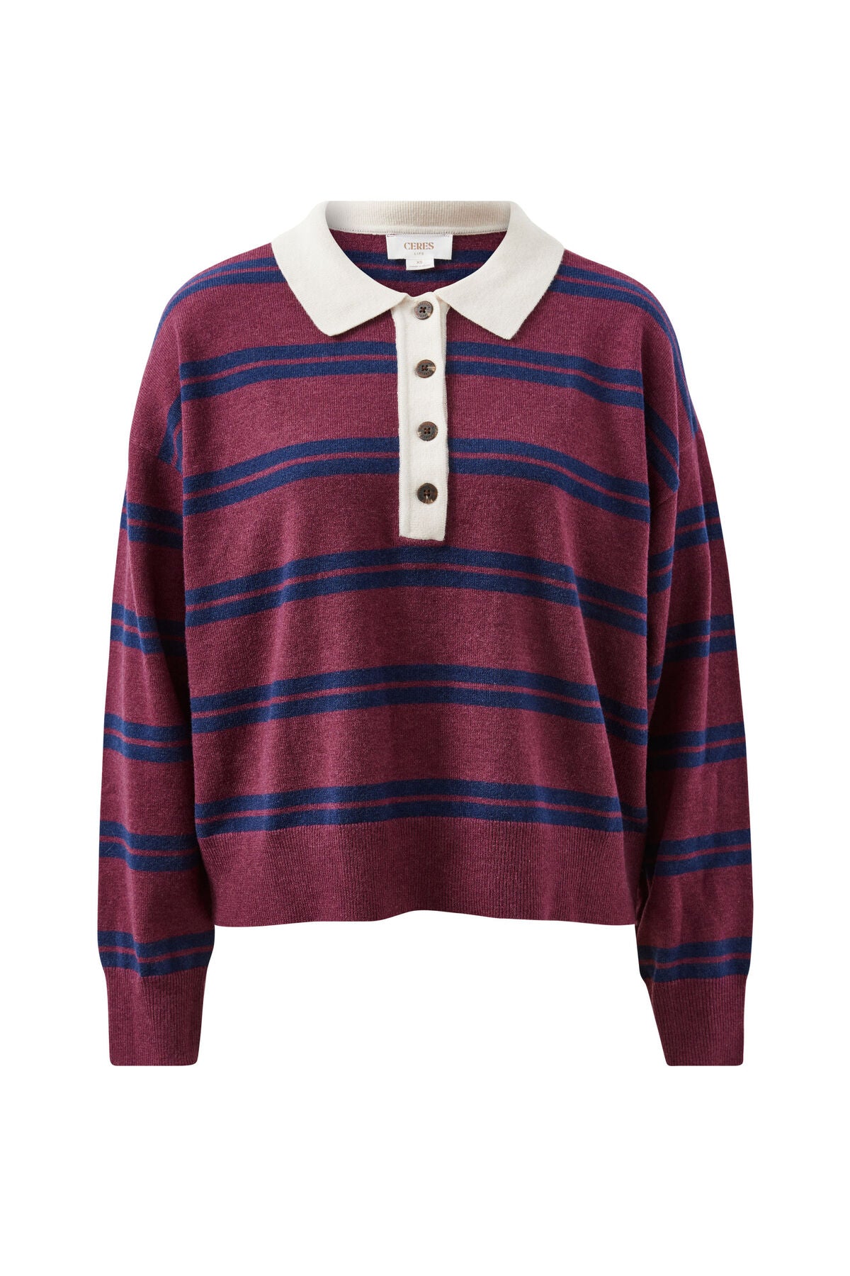 Jessa Rugby Knit - Salt & Sand Clothing