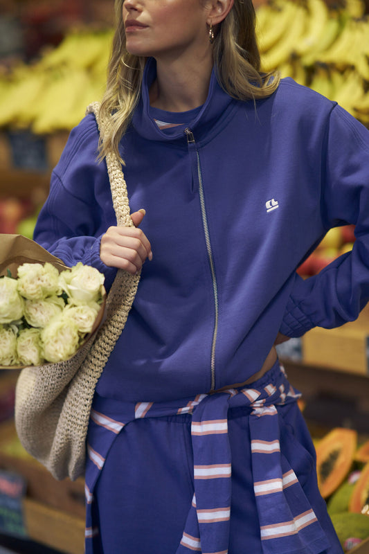 Freya Zip Thru Sweat - Salt & Sand Clothing