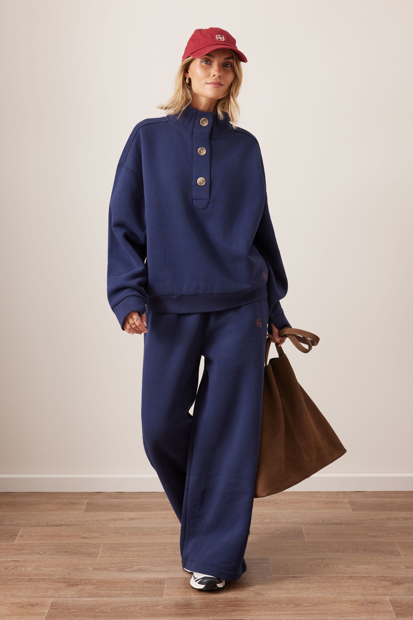 Marli Button Sweat - Salt & Sand Clothing